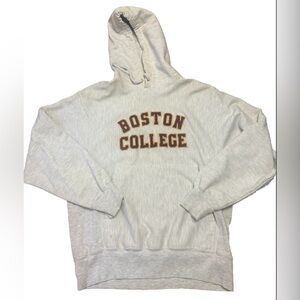 Boston College Reverse Weave Hoodie Small